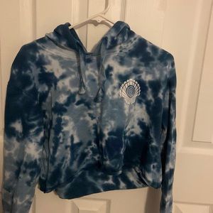 Sandcloud tie-dye cropped hoodie Medium